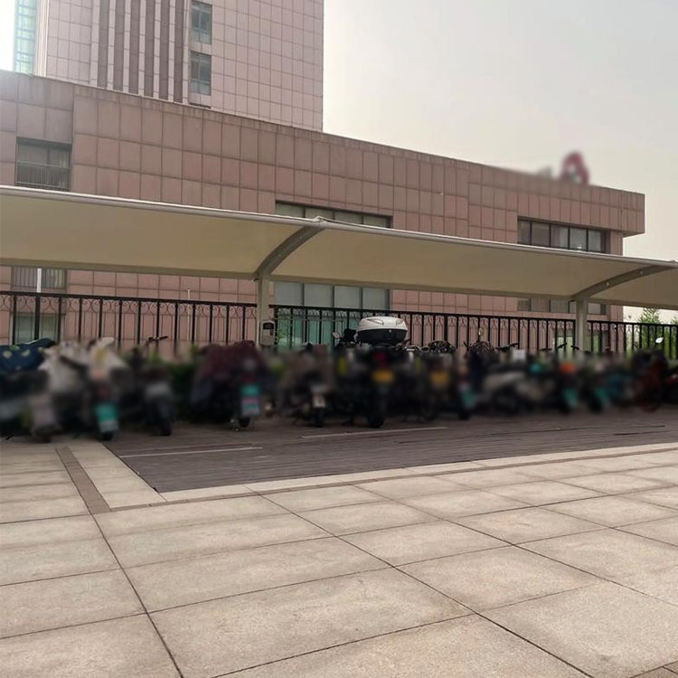 宜城市膜结构电动车棚